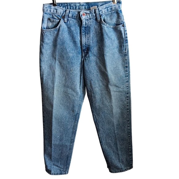 Men's 31x30 Vintage 1990's Britannia Relaxed Fit Blue Denim Hip Hop Mexico - Picture 1 of 7